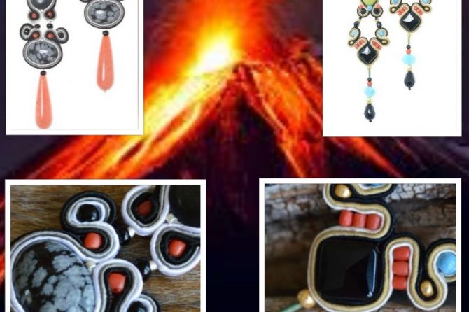 Obsidiaan, steen ontstaan door snel afgekoelde lava