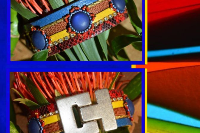 Lederen armband ‘ Color me Classy ‘