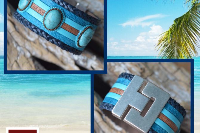 ‘ Bahama Blue ‘  & ‘ Bordeaux d’Or ‘
