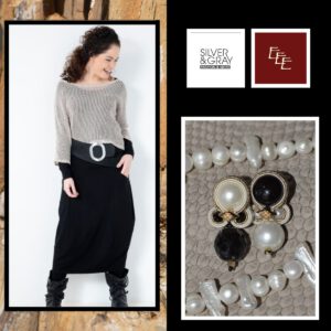 Handgemaakte oorbellen Pearl Fun