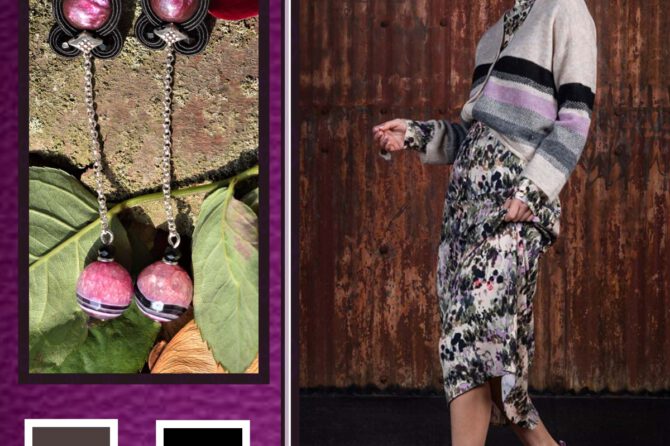 Handgemaakte oorbellen Pretty Purdey